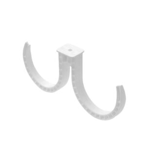 Abrazadera Doble Tubo de Ventilación Ø75