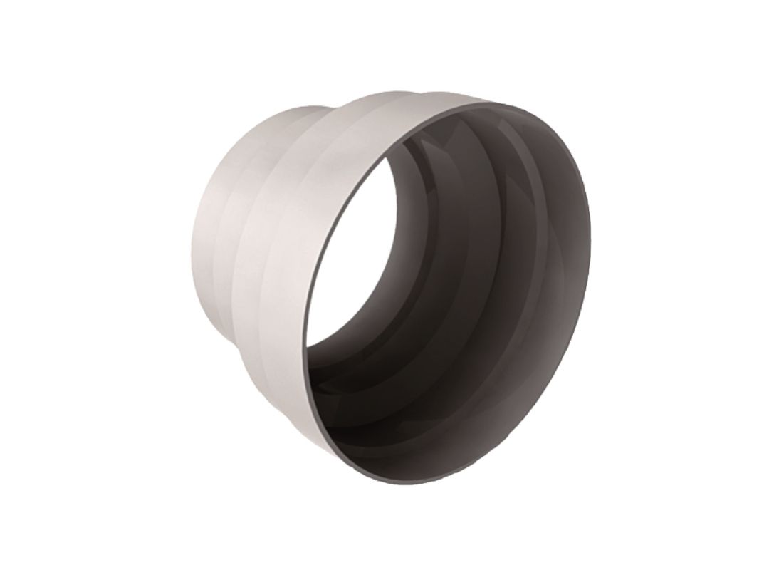 Reducción Plástica Ø125 - Ø100 - Ø80